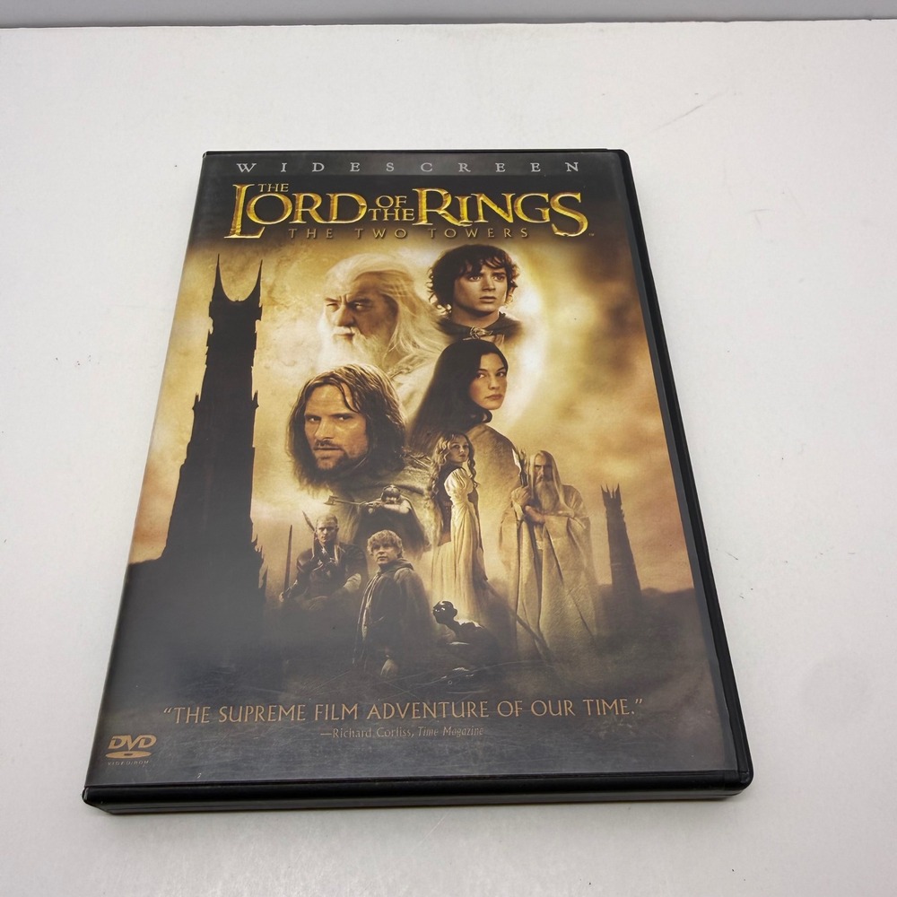 Lord of the Rings The Two Towers DVD Widescreen 2-Disc Set New Line Cinema